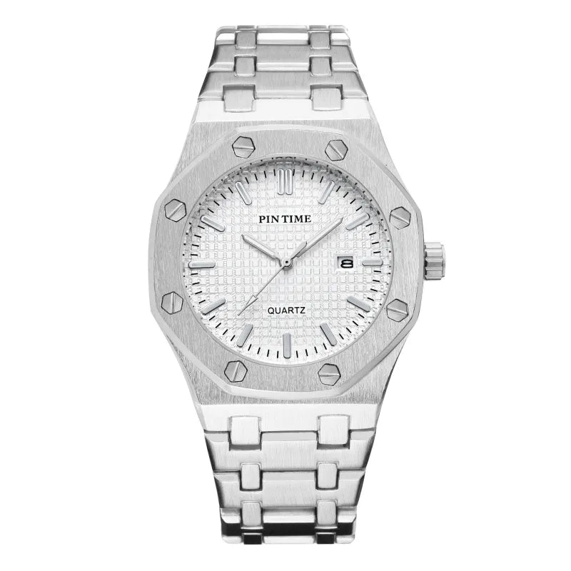 Women's Silver Automatic Quartz Watch