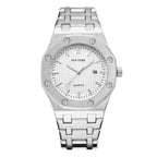 Women's Silver Automatic Quartz Watch