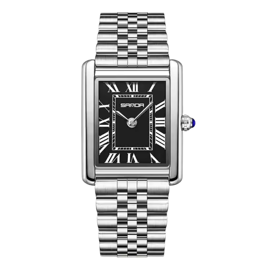 Women's Stainless Steel Square Dial Watch