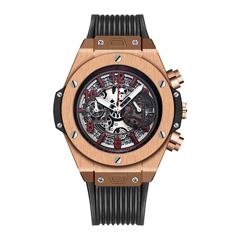 Rose Gold Shell Red