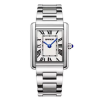 Women's Stainless Steel Square Dial Watch