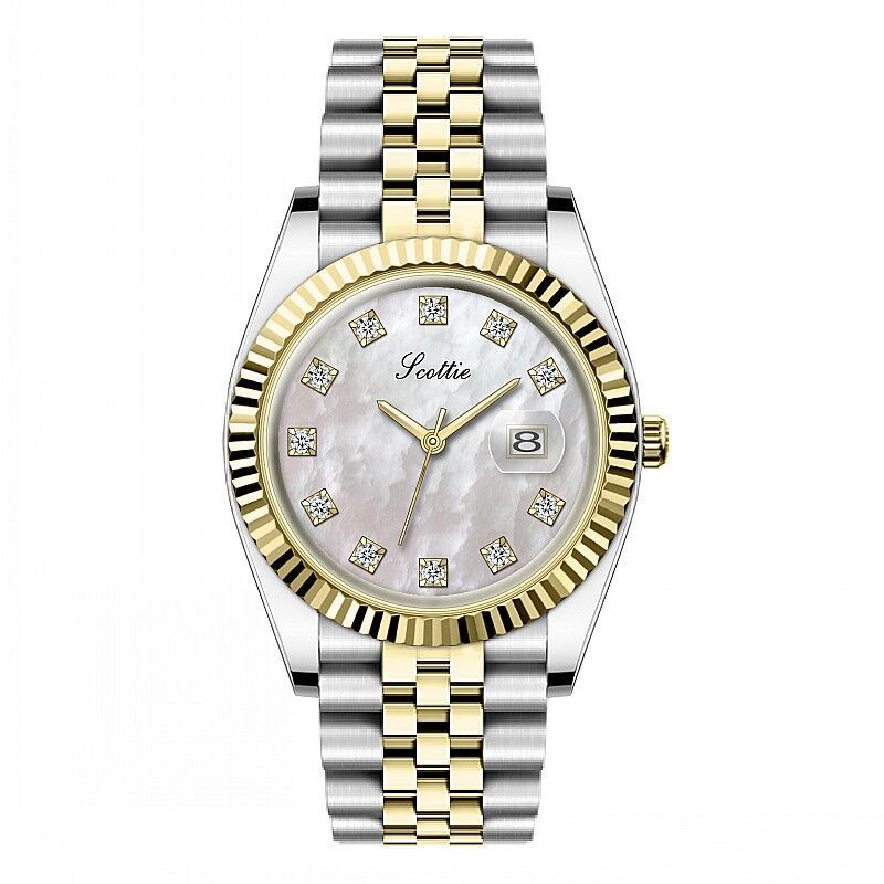 Gold Shell White Surface