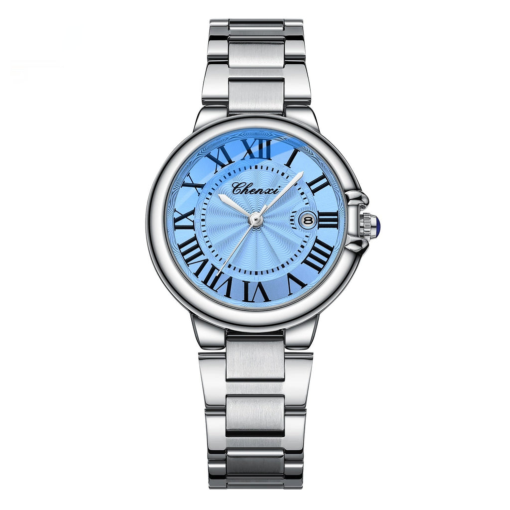 Women's Luminous Calendar Steel Belt Watch