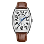 Silver Case Brown Leather