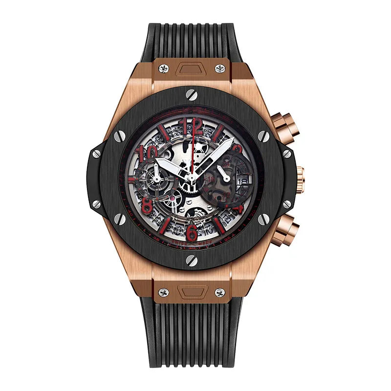Men's Sport Silicone Calendar Quartz Watch