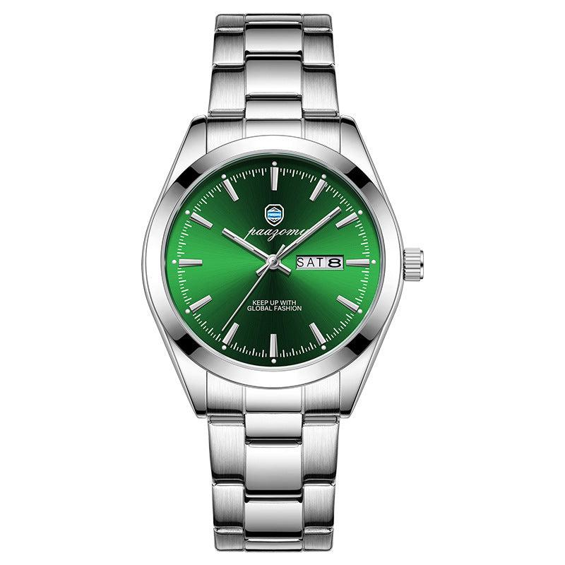 Silver Case Green Surface