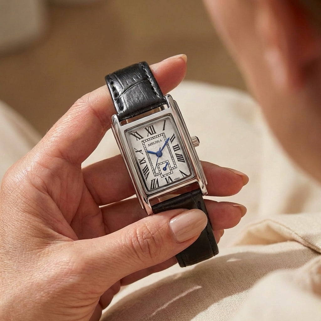 Women's Retro Casual Leather Strap Watch