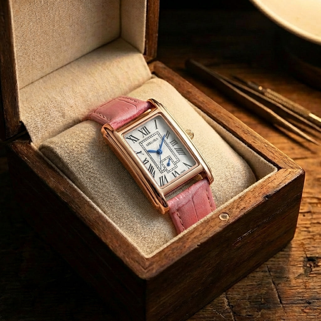 Women's Retro Casual Leather Strap Watch