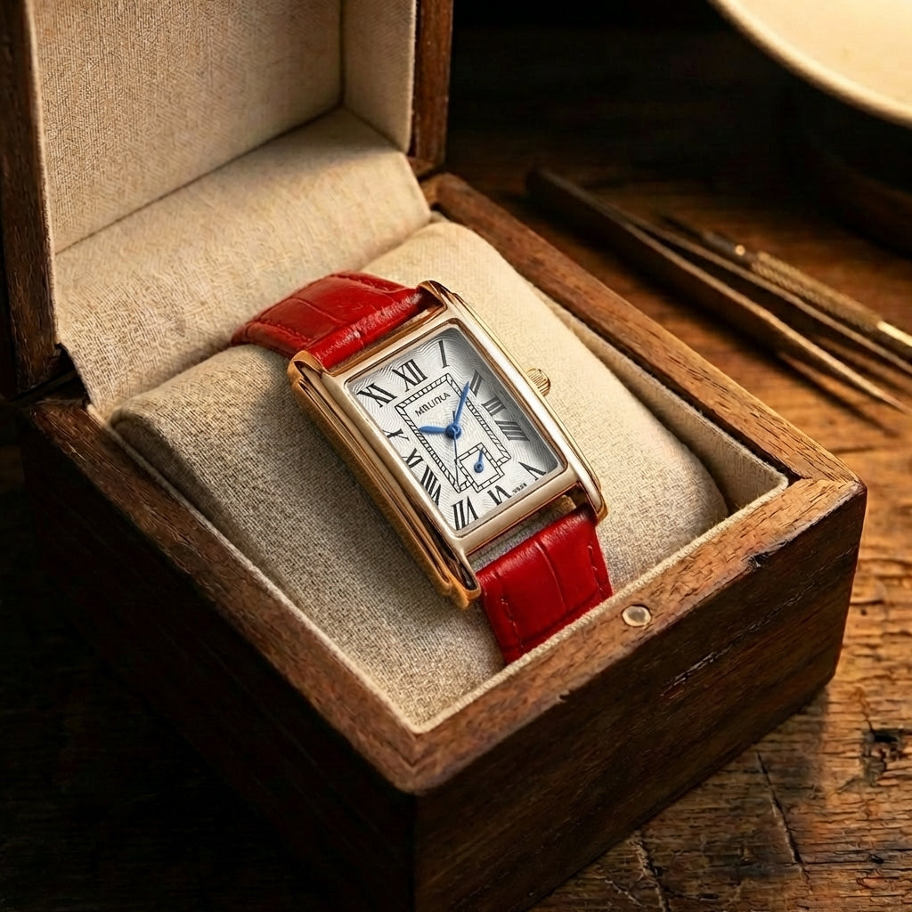 Women's Retro Casual Leather Strap Watch