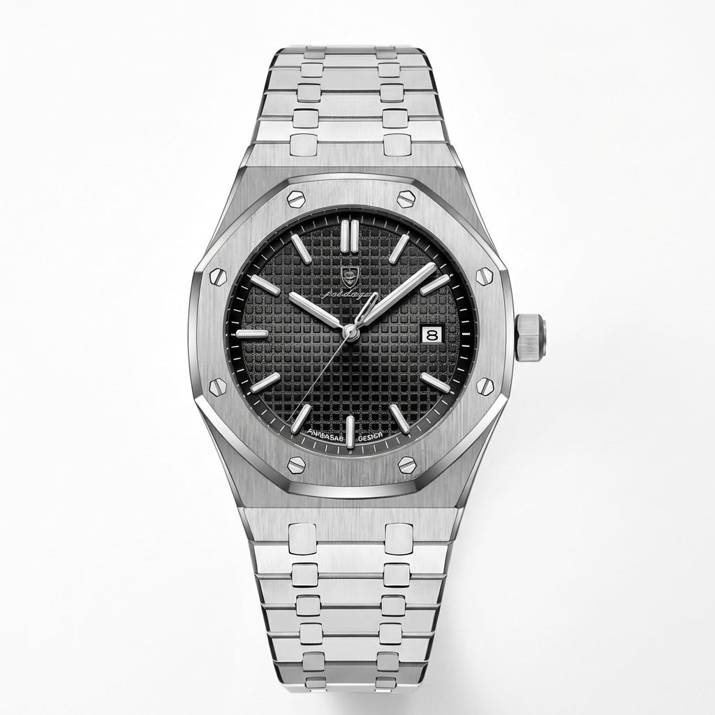 Men's Minimalist Steel Quartz Watch