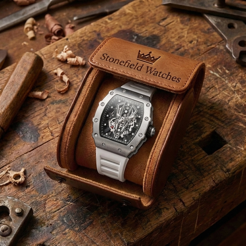 Men's Steampunk Skeleton Watch