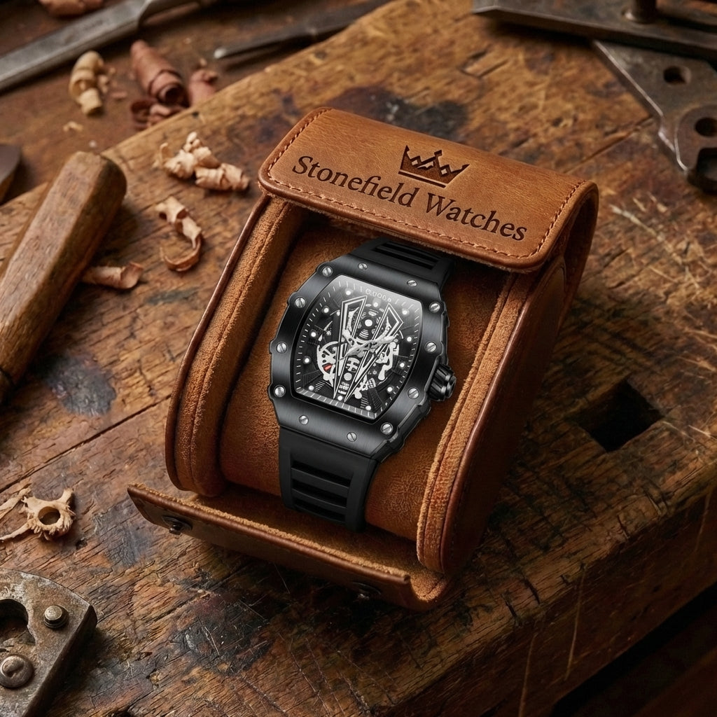 Men's Steampunk Skeleton Watch