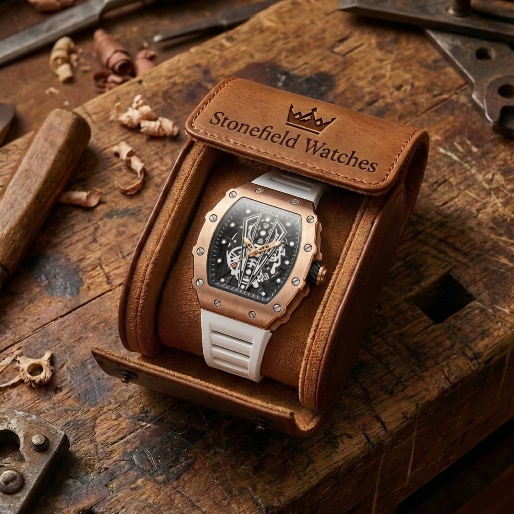 Men's Steampunk Skeleton Watch