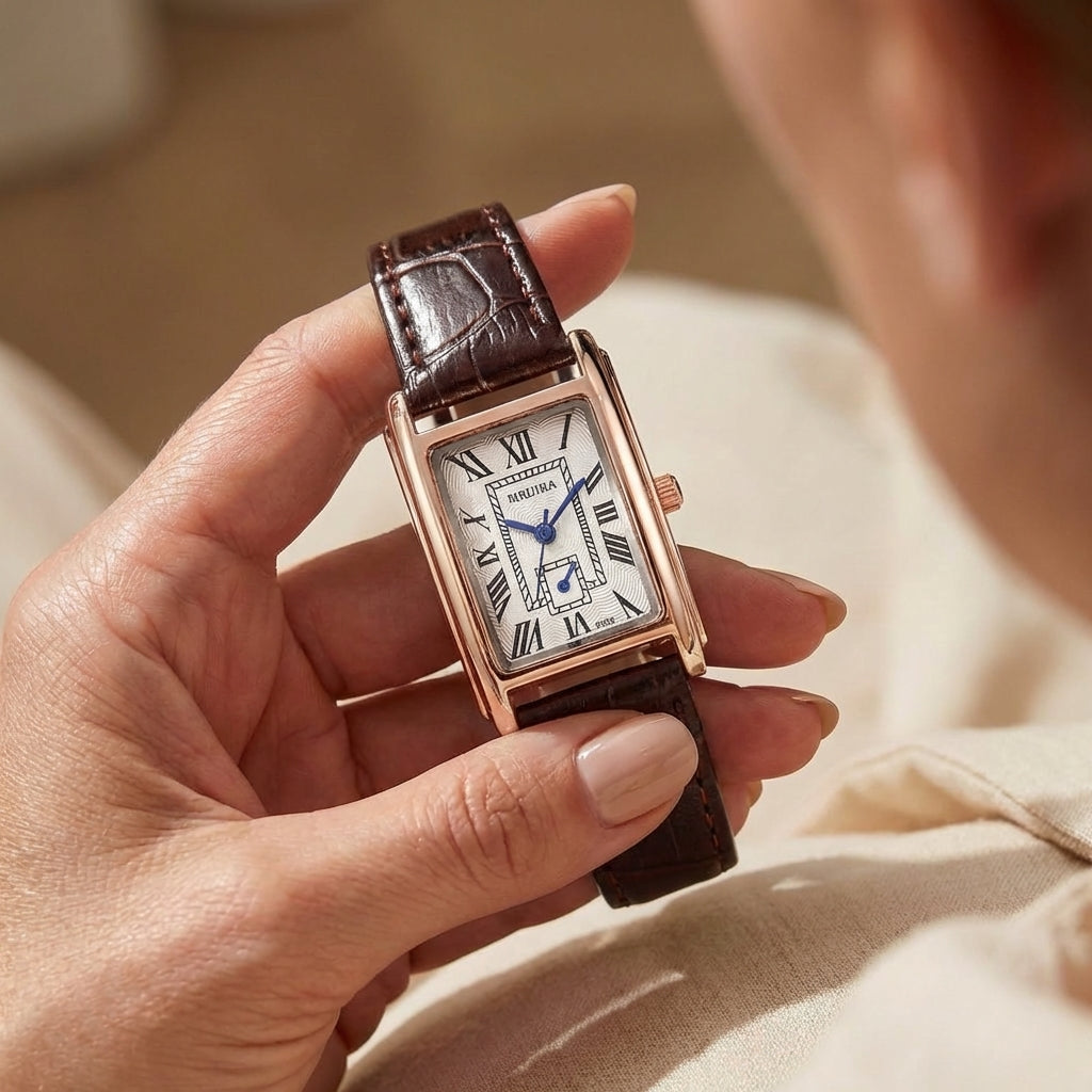 Women's Retro Casual Leather Strap Watch