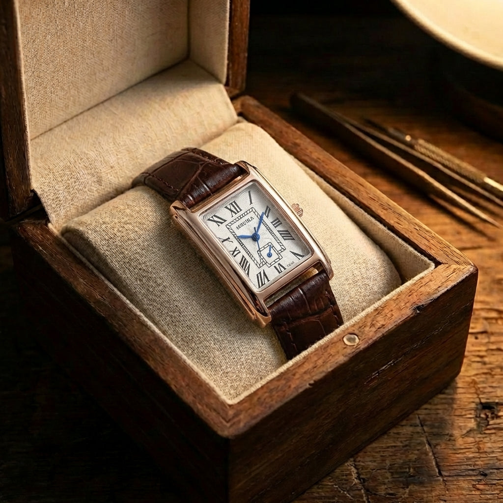 Women's Retro Casual Leather Strap Watch