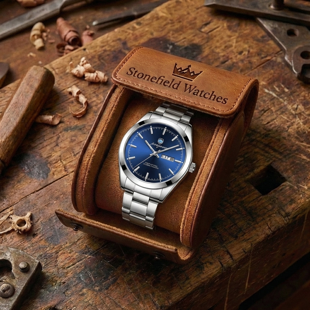 Men's Dual Calendar Luminous Quartz Watch
