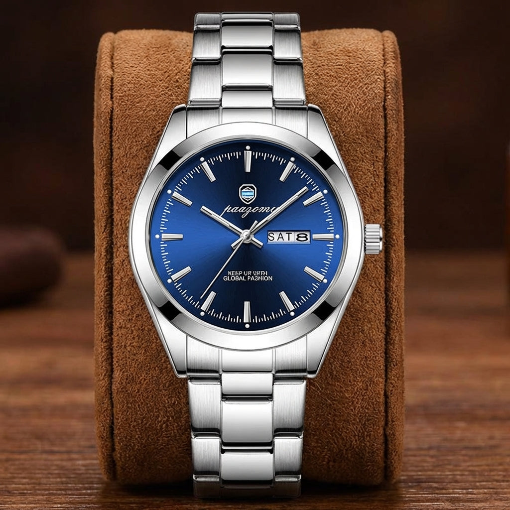 Men's Dual Calendar Luminous Quartz Watch