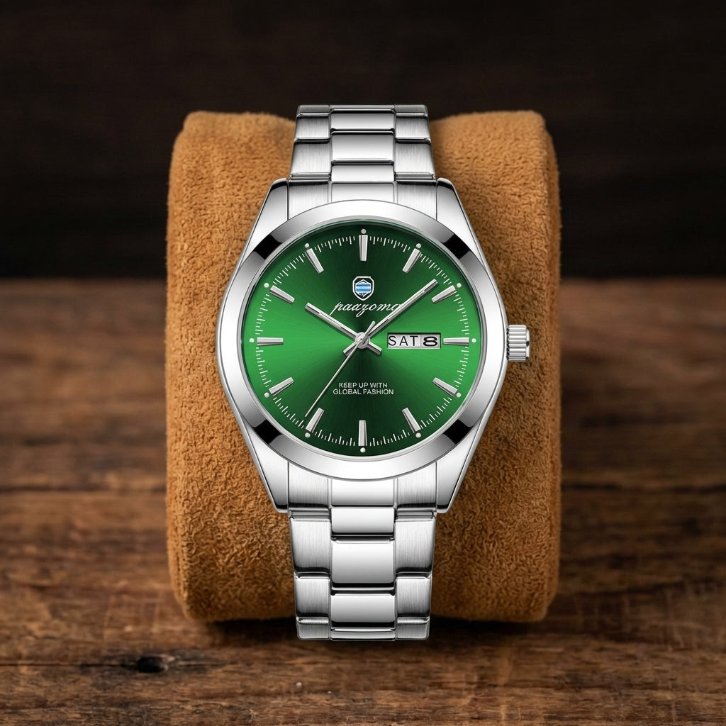 Men's Dual Calendar Luminous Quartz Watch