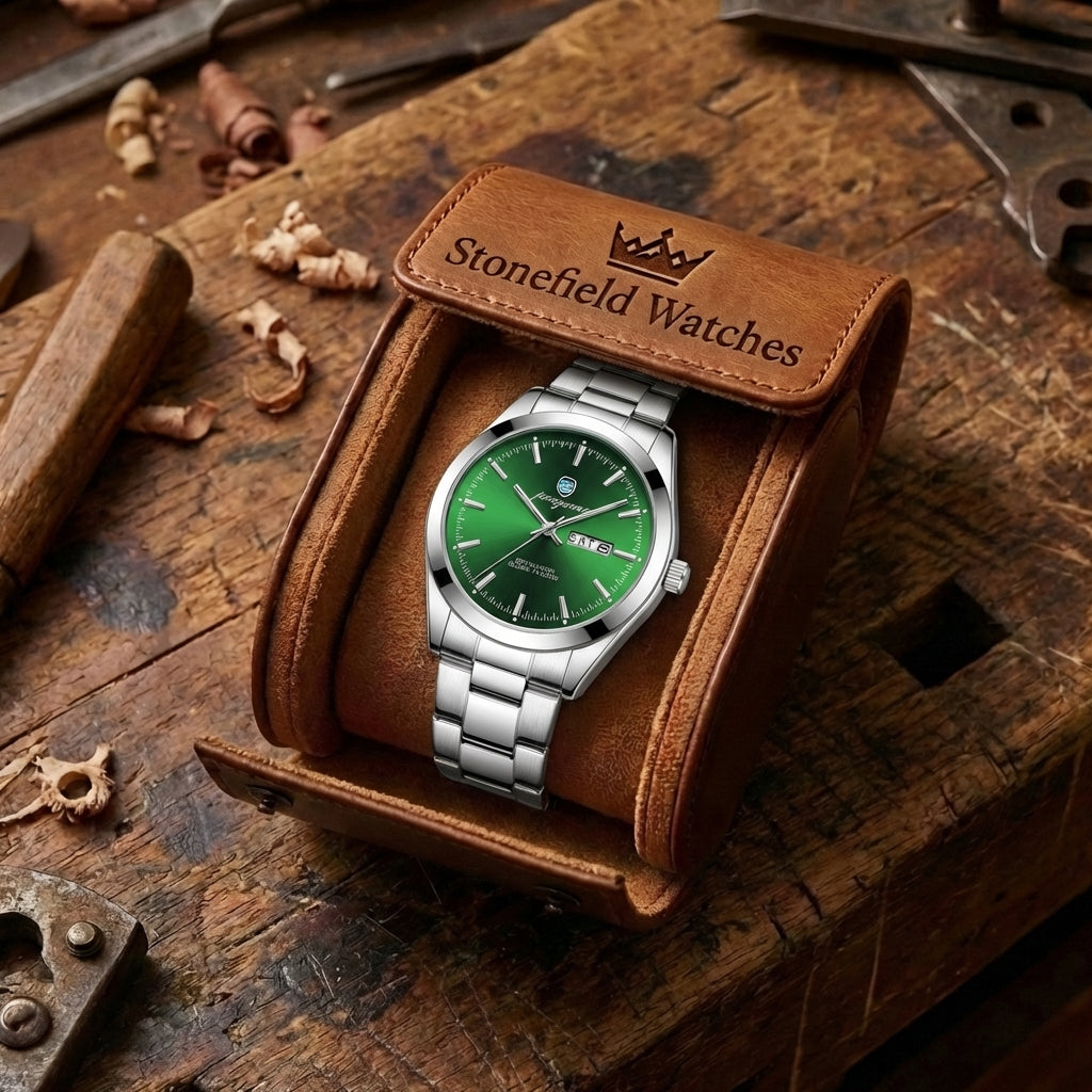 Men's Dual Calendar Luminous Quartz Watch