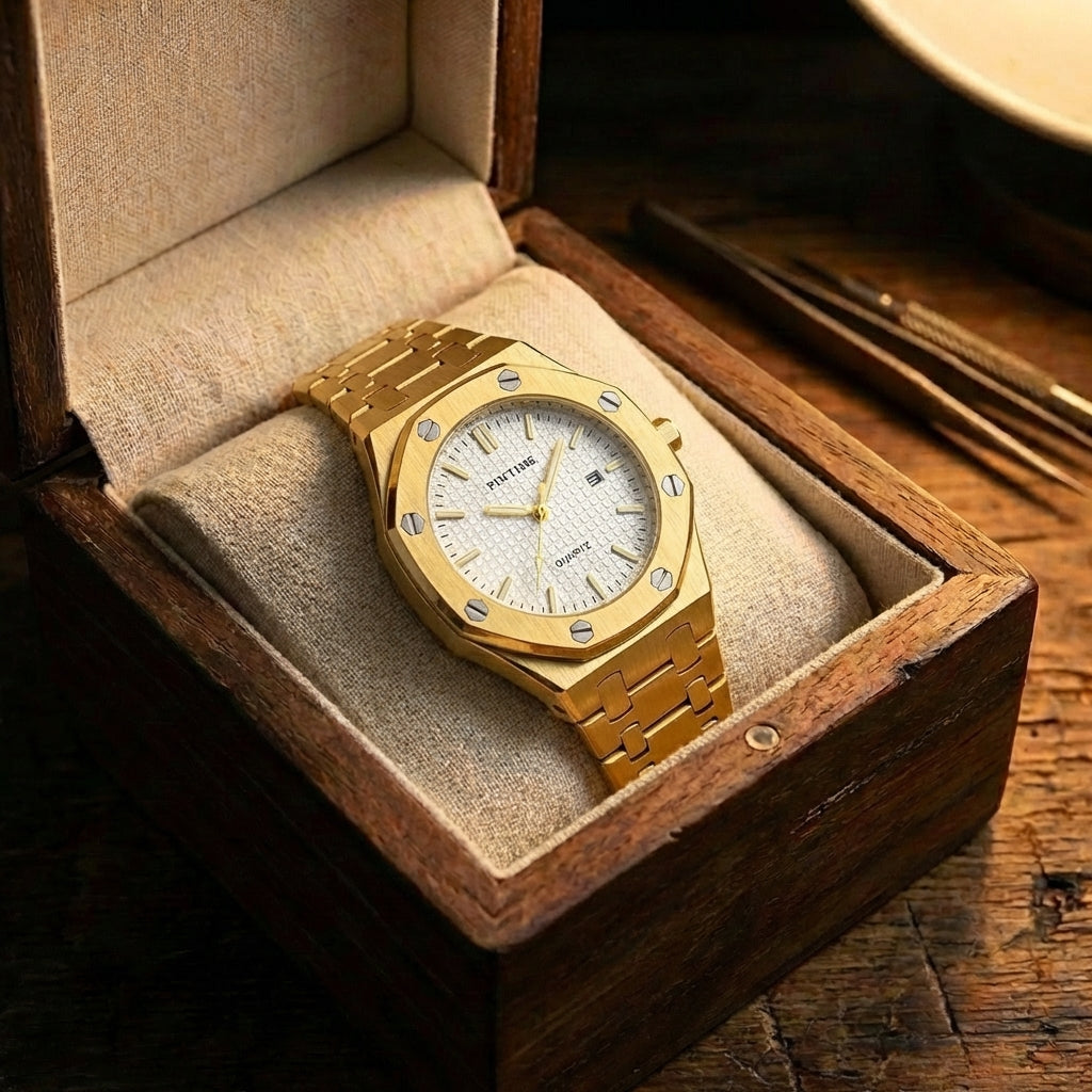 Women's Automatic Gold Dress Watch