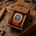 Men's Hollow Barrel Luminous Waterproof Watch