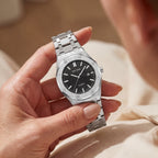 Women's Silver Automatic Quartz Watch