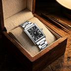Women's Stainless Steel Square Dial Watch