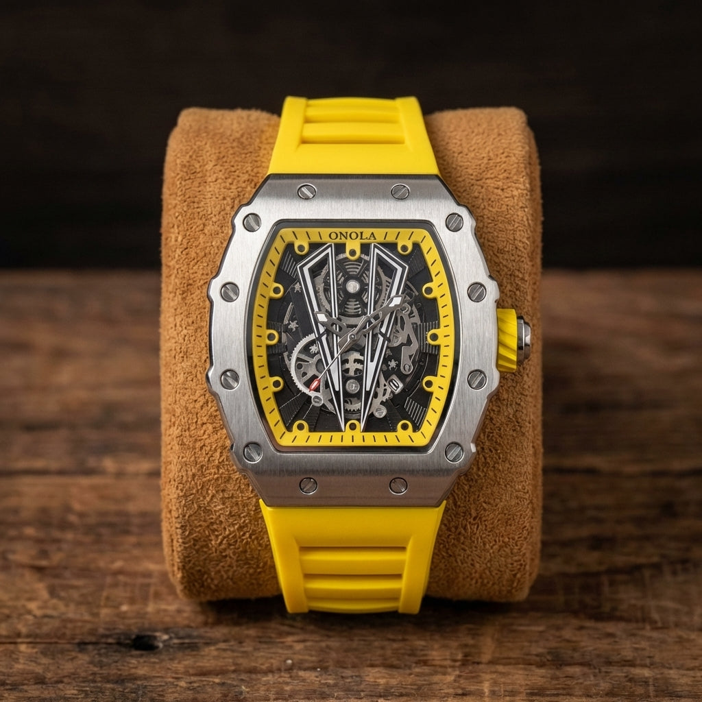 Men's Steampunk Skeleton Watch