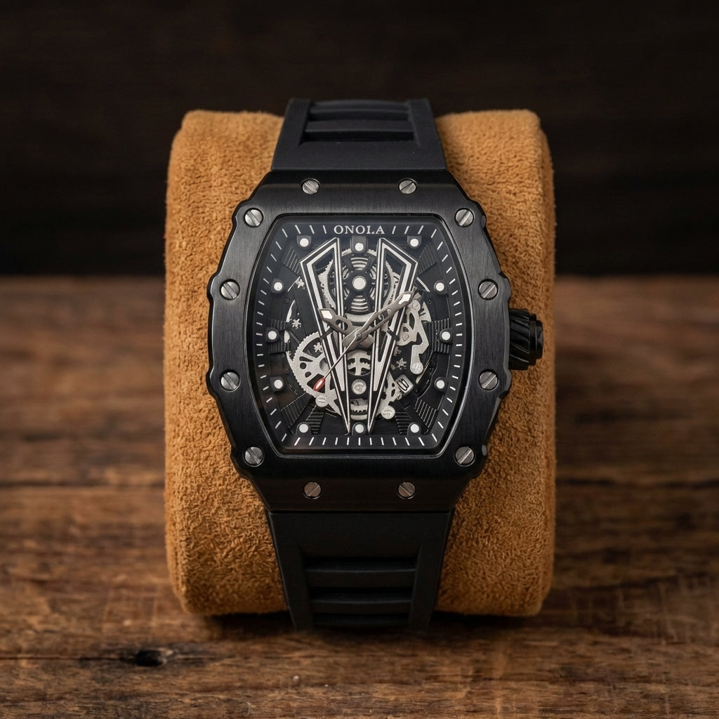 Men's Steampunk Skeleton Watch