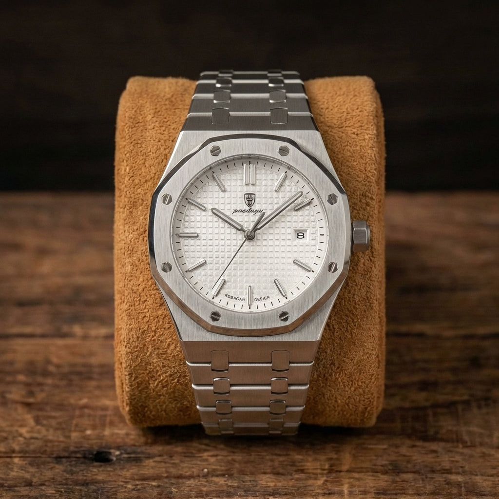 Men's Minimalist Steel Quartz Watch