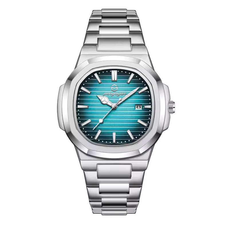 Men's Luxury Square-Round Watch*