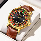 Men's Casino Roulette Wheel Watch*
